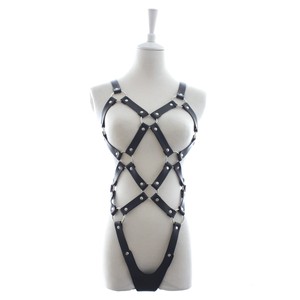 ​Sexy Faux-Leather Full Body Harness for Women​