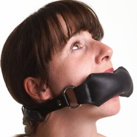 Mouth Gag with Vegan Leather Bite Pillow