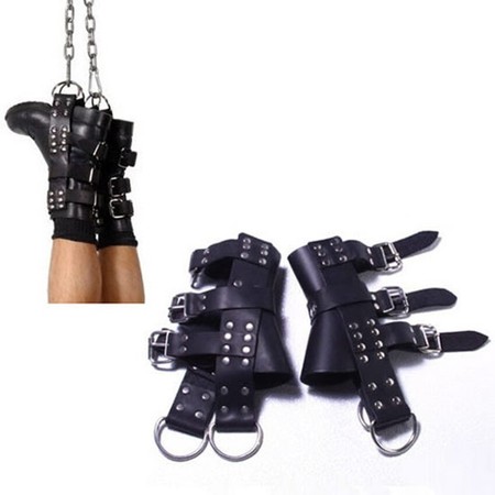 Leather handcuffs for suspension