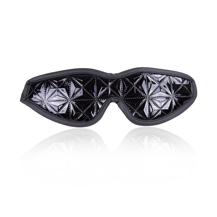 Glossy Black Blindfold
