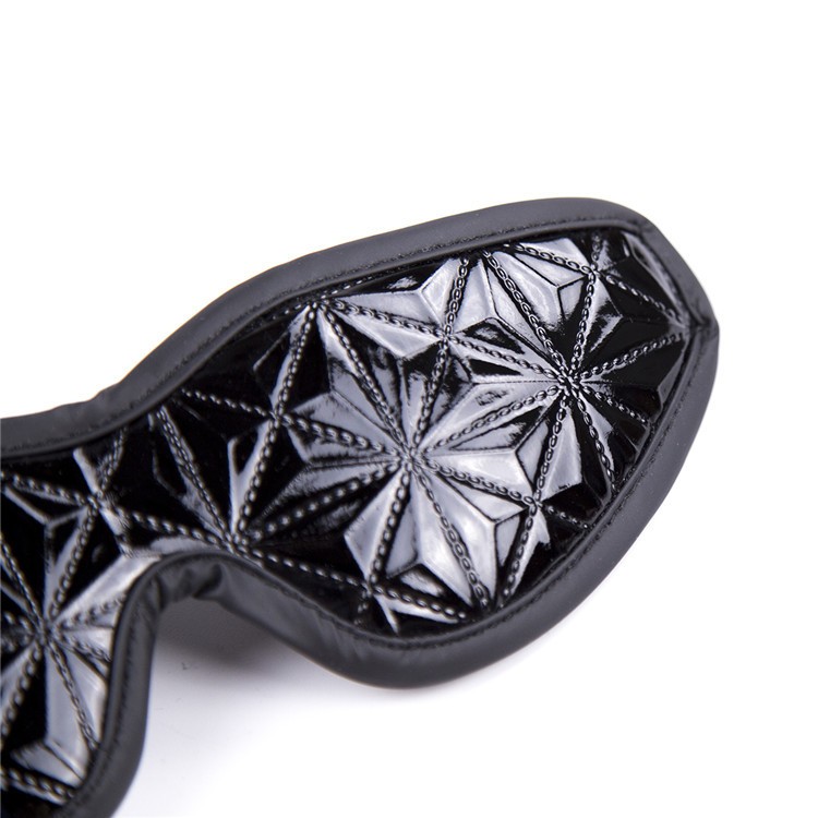 Glossy Black Blindfold