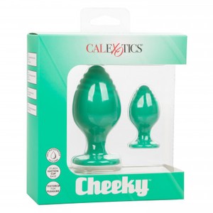CalExotics Cheeky Green Anal Plug Set