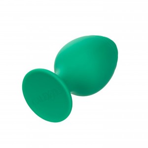 ​Cheeky זוג פלאגים מסיליקון עם בסיס נצמד בצבע ירוק CalExotics​
