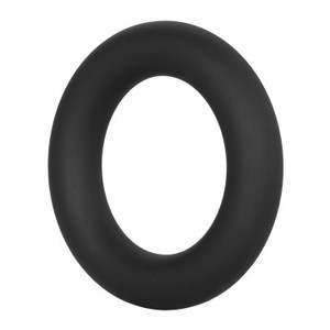CalExotics Link Up Black Silicone Cockring for Stamina