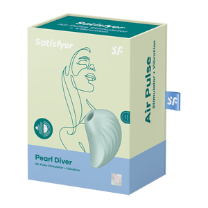 Pearl Diver ויברטור יניקה קטן בצורת קונכיה Satisfyer