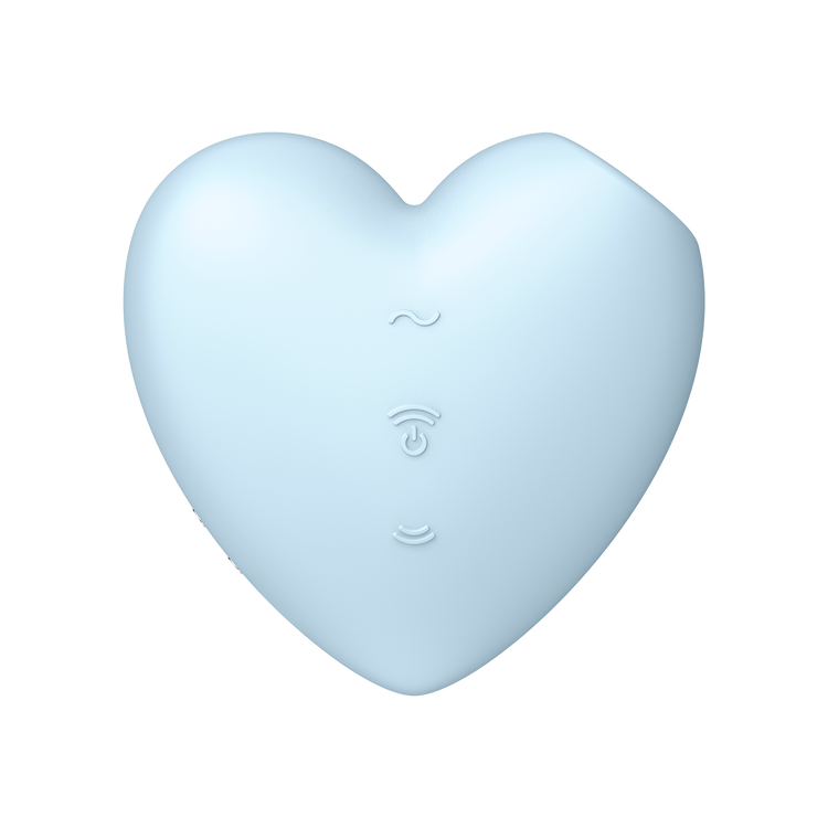 Cutie Heart ויברטור יניקה קטן בצורת לב בצבעי פסטל Satisfyer