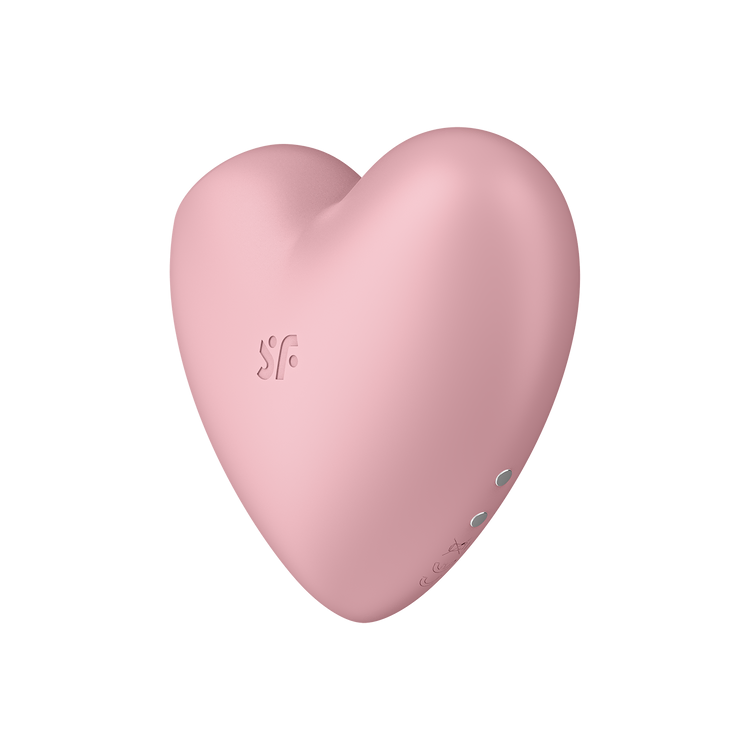 Cutie Heart ויברטור יניקה קטן בצורת לב בצבעי פסטל Satisfyer