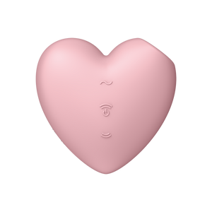 Cutie Heart ויברטור יניקה קטן בצורת לב בצבעי פסטל Satisfyer
