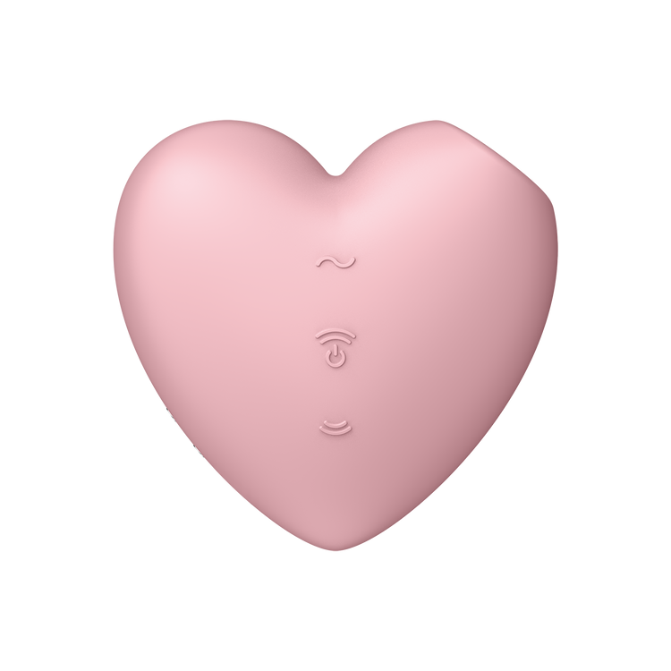 Cutie Heart ויברטור יניקה קטן בצורת לב בצבעי פסטל Satisfyer