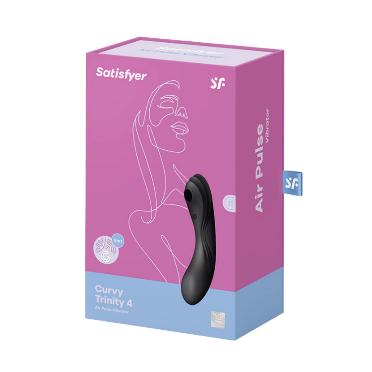 Curvy Trinity 4 ויברטור דו-צדדי יונק ורוטט Satisfyer