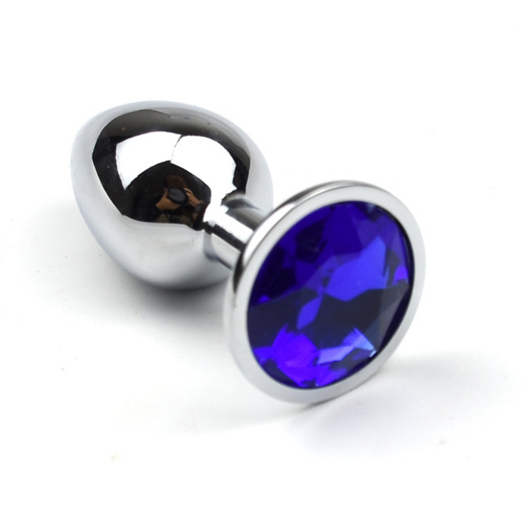 פלאג מתכת גדול עם אבן קישוט