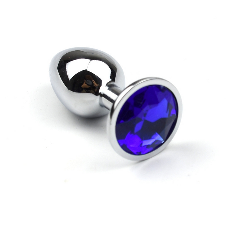 פלאג מתכת בינוני עם אבן קישוט