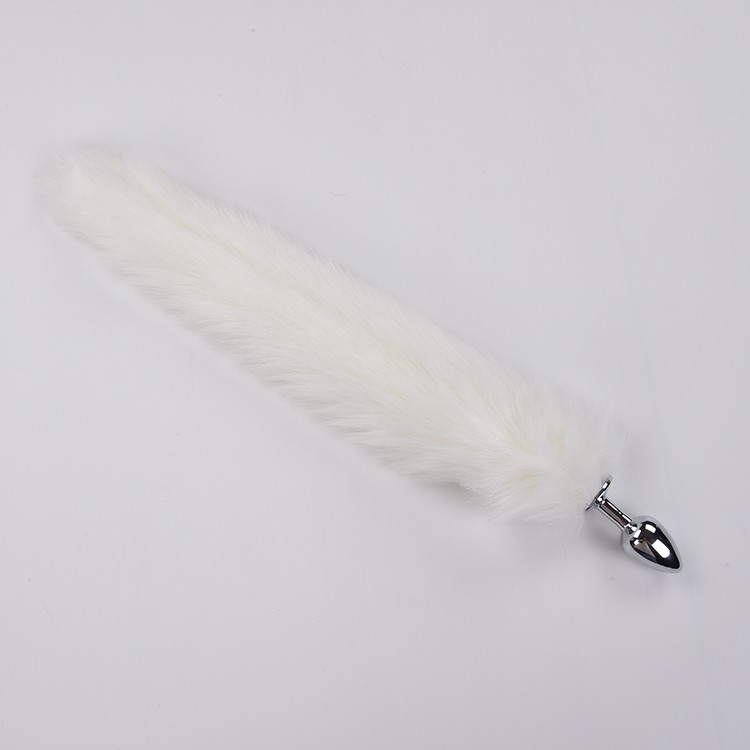 פלאג זנב חתול לבן קטן