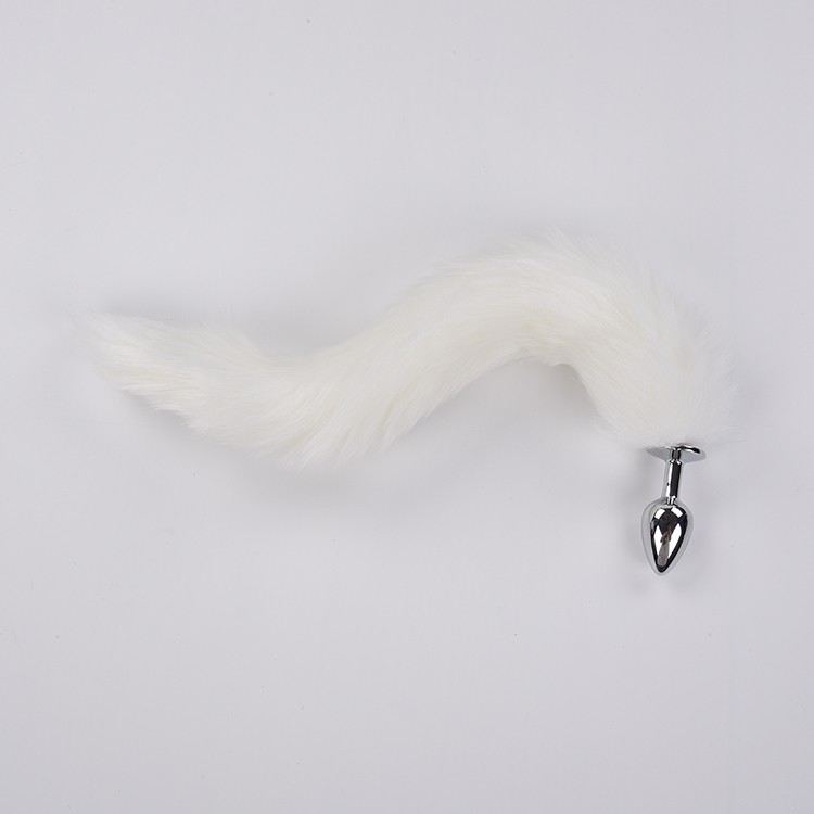 פלאג זנב חתול לבן קטן