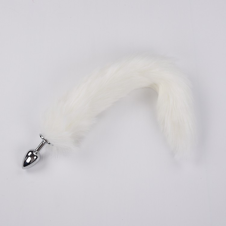 פלאג זנב חתול לבן קטן