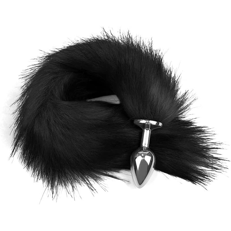 פלאג זנב חתול שחור קטן