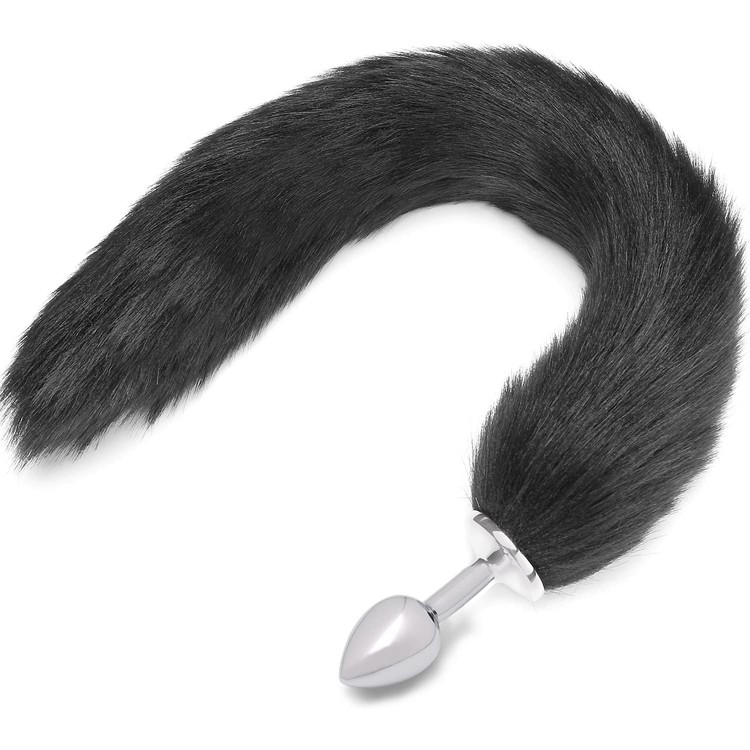 פלאג זנב חתול שחור קטן