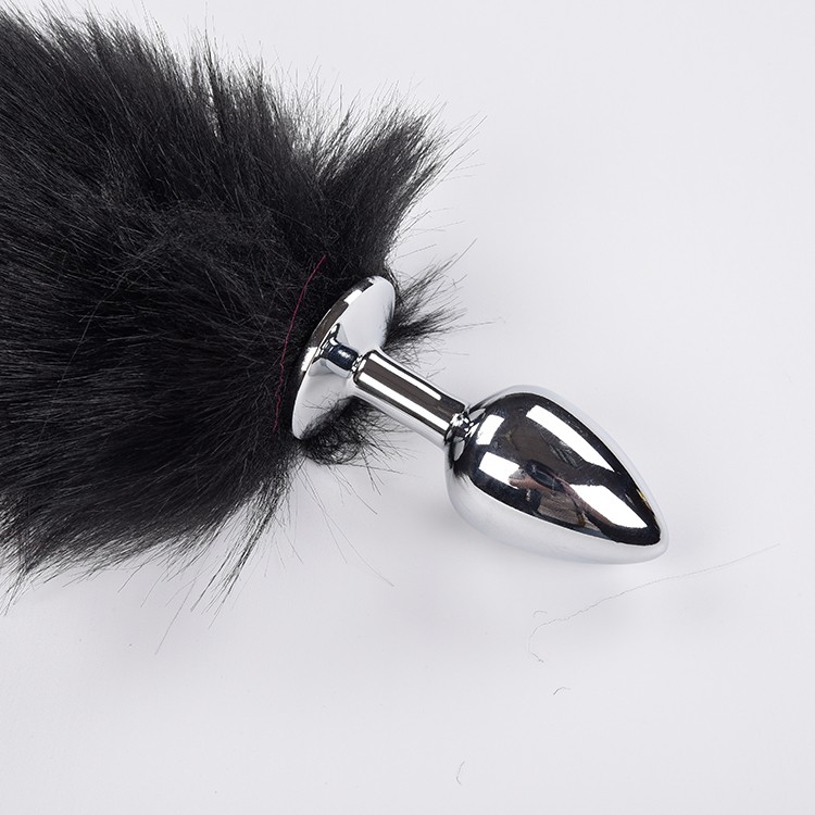 פלאג זנב חתול שחור גדול