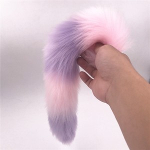 Small Purple-Pink Cheshire Cat Tail Plug