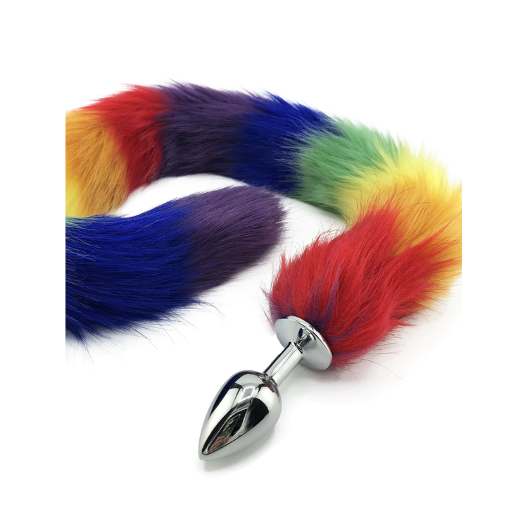 פלאג מתכת M עם זנב קשת ארוך