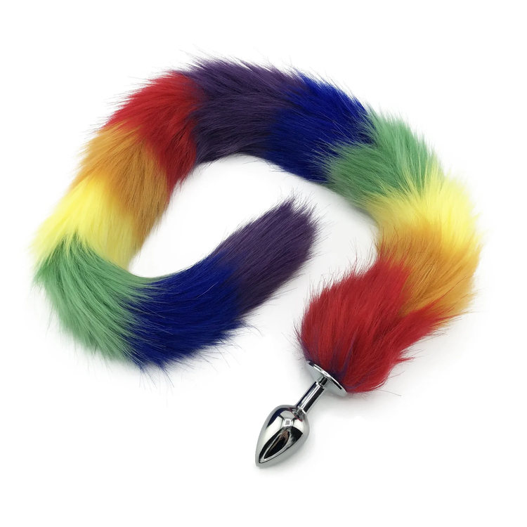 פלאג מתכת M עם זנב קשת ארוך