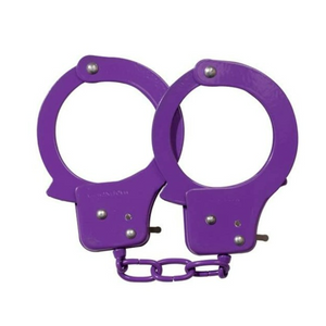 NMC Sex Extra Purple Metal Handcuffs