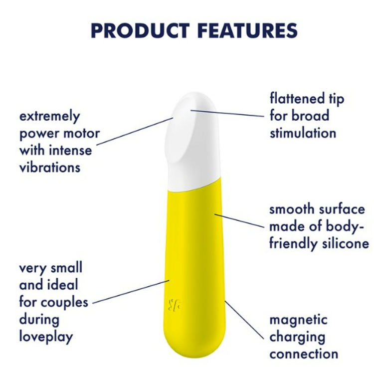 Ultra Power Bullet 4 ויברטור קטן לדגדגן סטיספייר