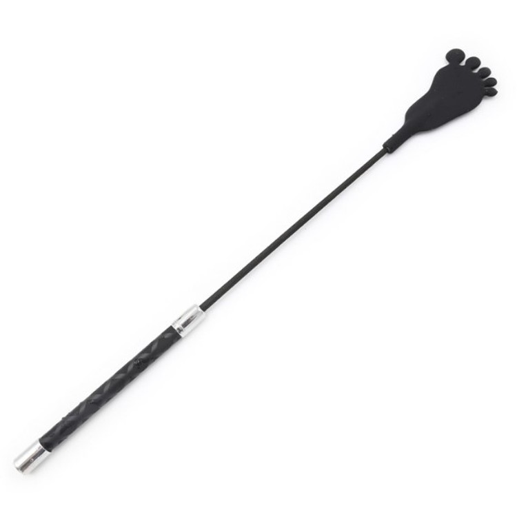 שוט רכיבה כף רגל סליקון שחור