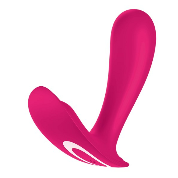 Top Secret ויברטור עם חדירה וגירוי לדגדגן Satisfyer