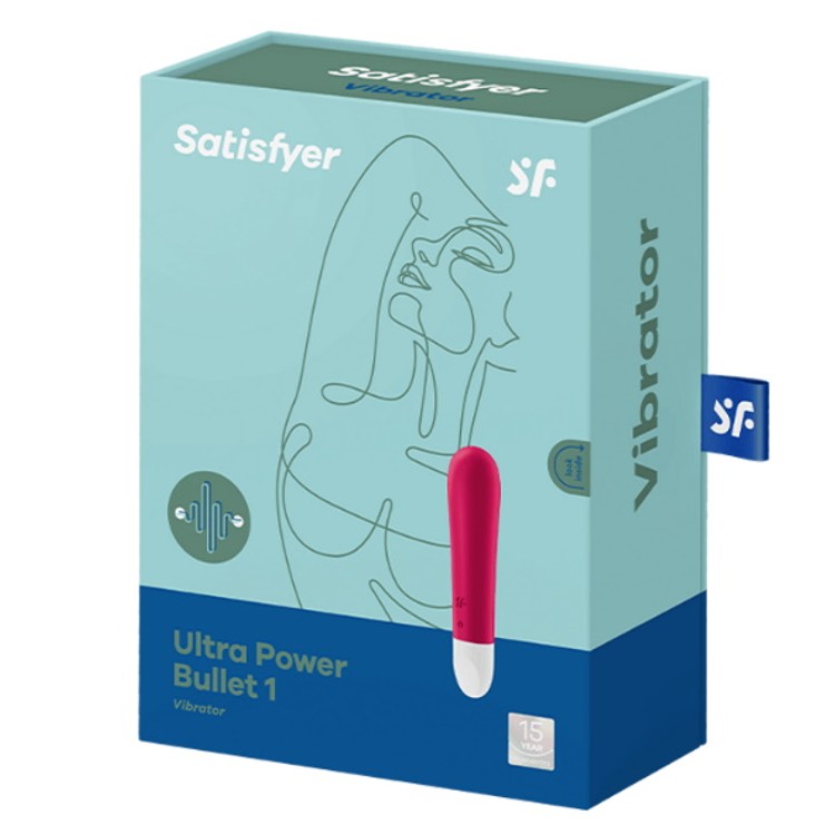 Ultra Power Bullet 1 בוליט נטען 12 מצבי רטט Satisfyer