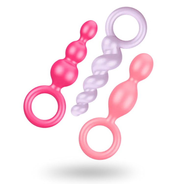 ​Booty Call By Satisfayer סט פלאגים אנאליים​ צבעוניים