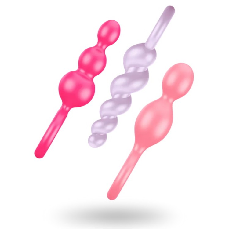 ​Booty Call By Satisfayer סט פלאגים אנאליים​ צבעוניים