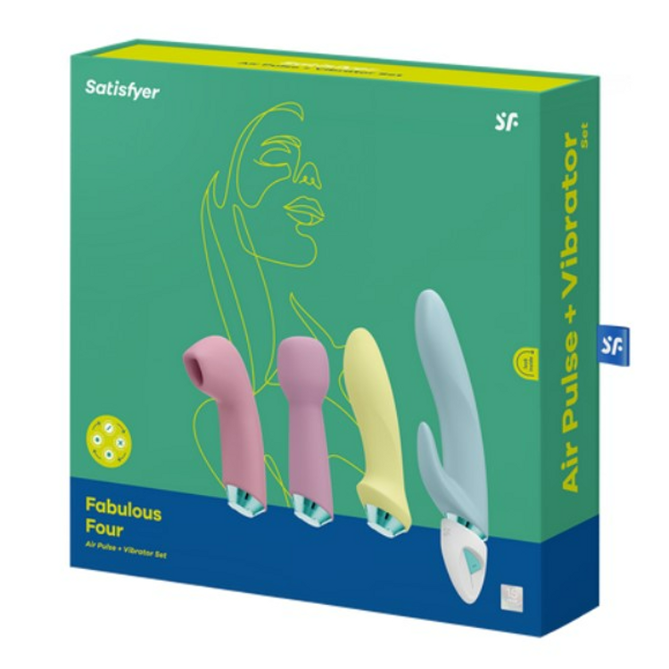 Fabulous Four ערכת ויברטורים רוטטים ויונק Satisfyer