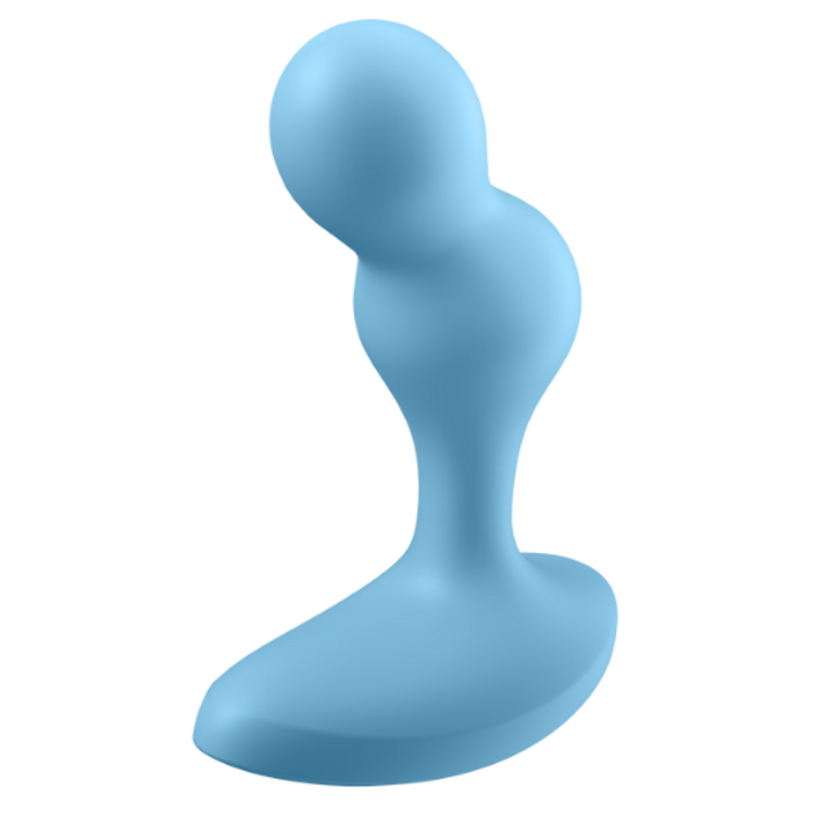 Deep Diver פלאג אנאלי רוטט תכלת עם כדורים Satisfyer