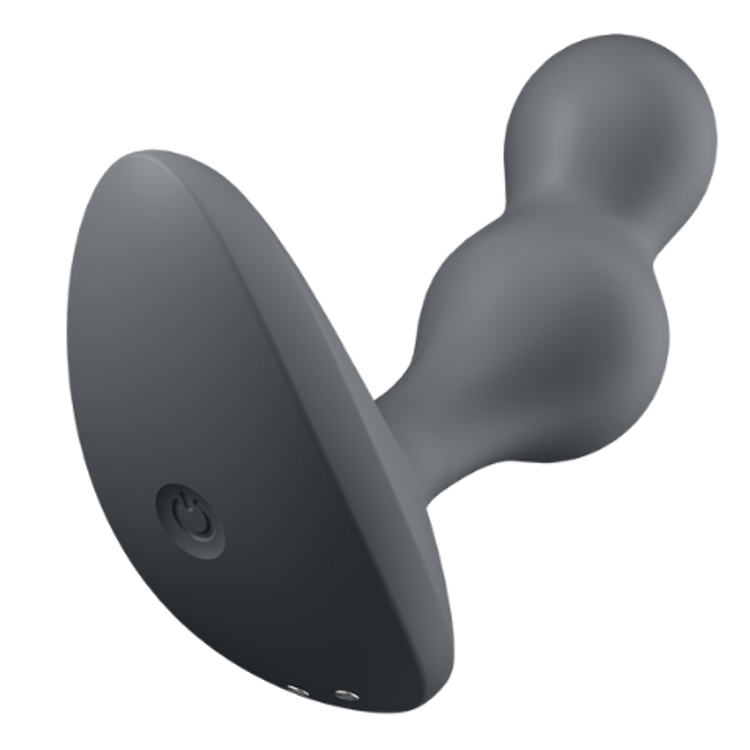 Deep Diver פלאג אנאלי רוטט אפור עם כדורים Satisfyer