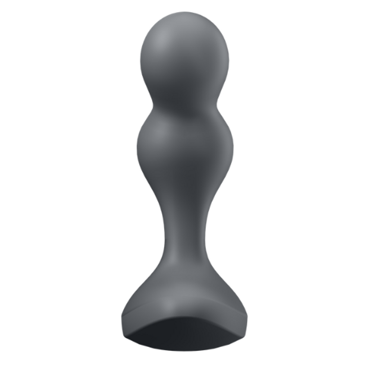 Deep Diver פלאג אנאלי רוטט אפור עם כדורים Satisfyer