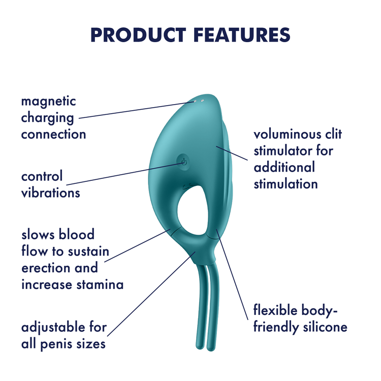 Swordsman טבעת רטט לכל הגדלים Satisfyer