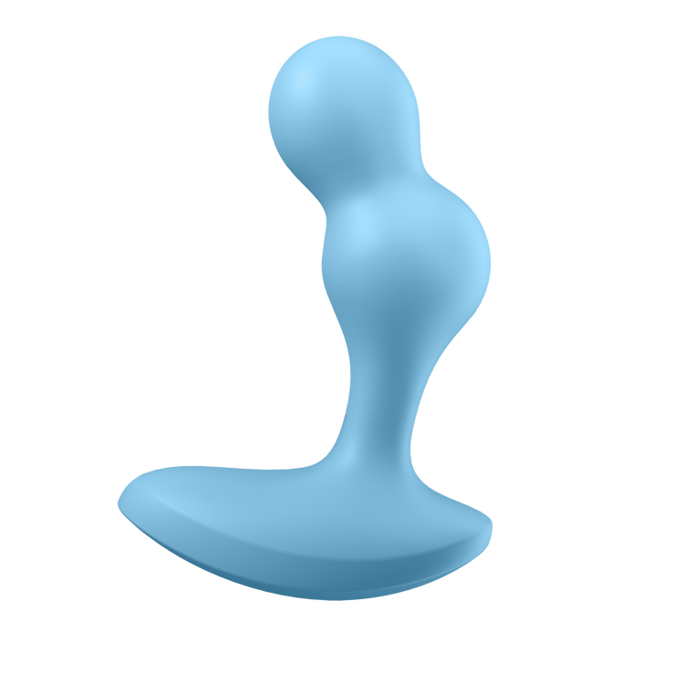 Deep Diver פלאג אנאלי רוטט תכלת עם כדורים Satisfyer