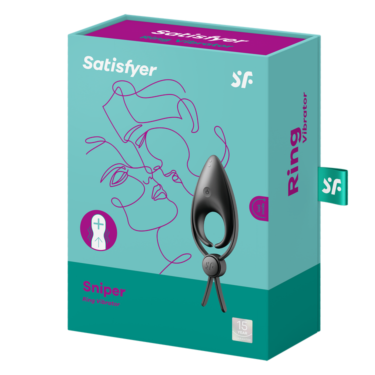 Sniper טבעת לפין רוטט מתכווננת Satisfyer