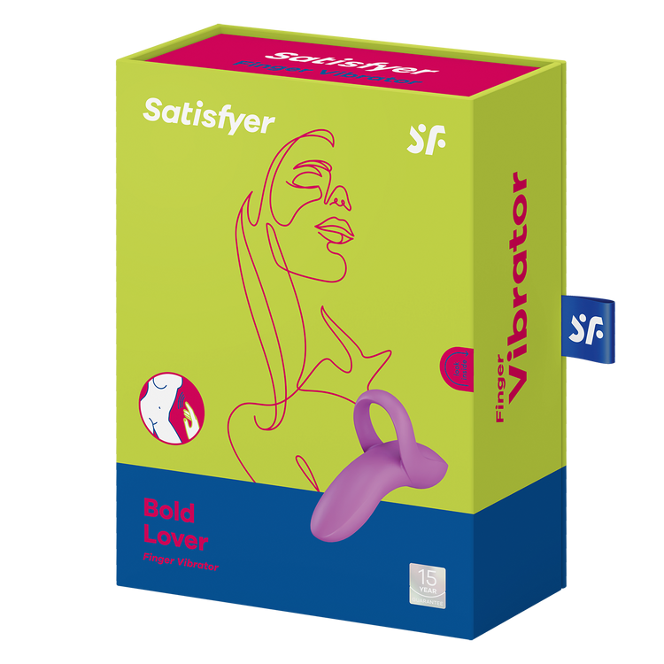 Bold Lover ויברטור אצבעון גמיש לדגדגן מחברת סטיספייר