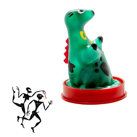 Funny Condoms condomerie קונדום מצחיק לצעצוע בצורת דינוזאור