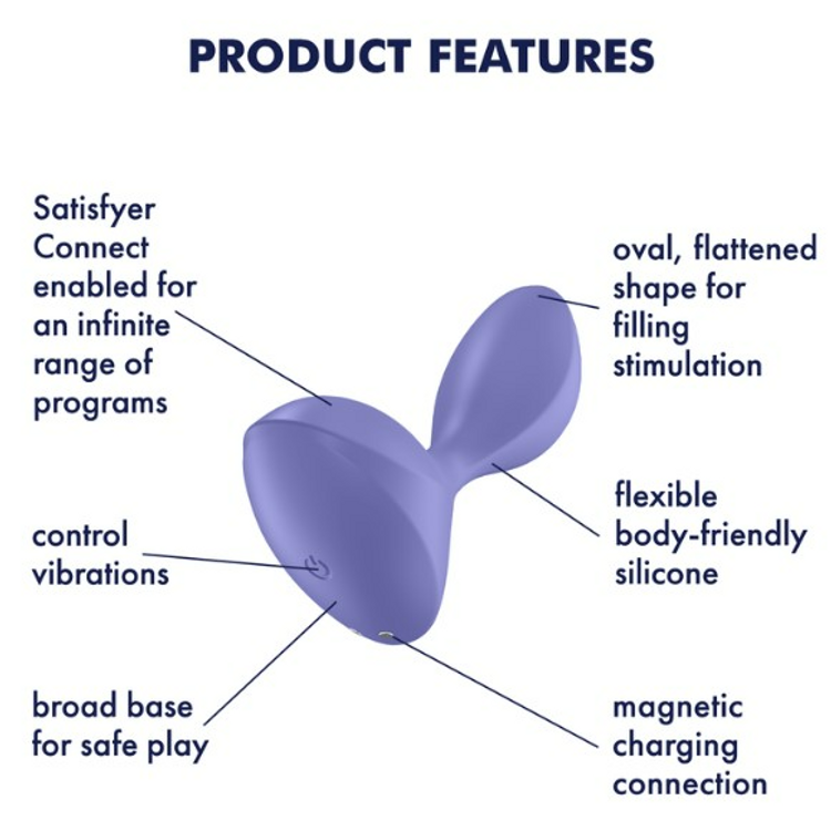 הכירו את  Sweet Seal פלאג אנאלי רוטט גמיש עם אפליקציה Satisfyer