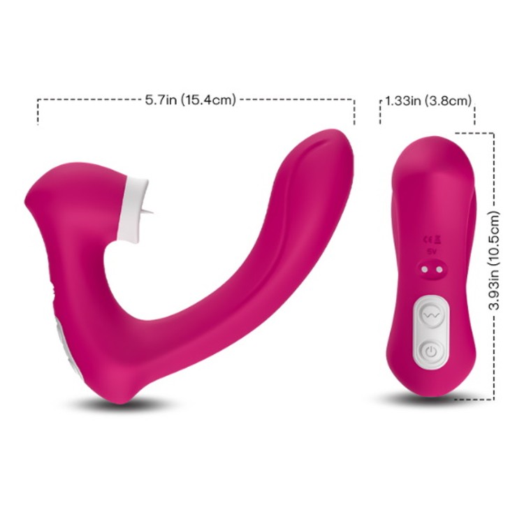Licking Massager Naughty me ויברטור לקקן לגירוי משולב ToyBox