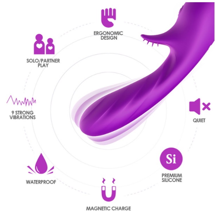 Precious Plus ויברטור משולב ToyBox