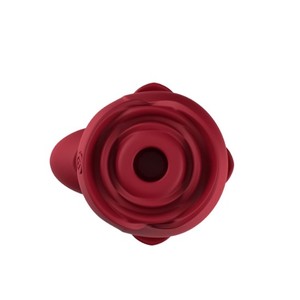 Rose Vibrator שואב יונק פרח דו-צדדי