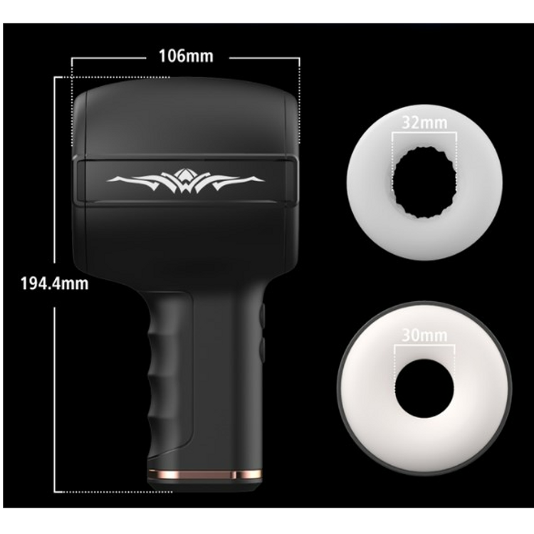 Ninja X310 מאונן חשמלי רוטט לגבר מדמה חדירה פטיש ת'ור ToyBox Pro