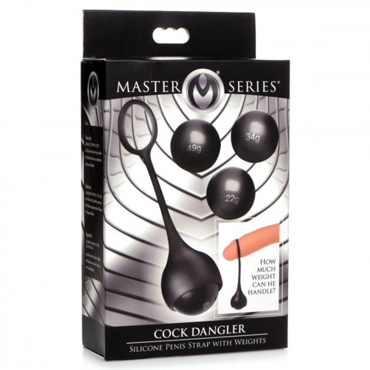 Cock Dangler משקולות לפין עם רצועת סיליקון Master Series