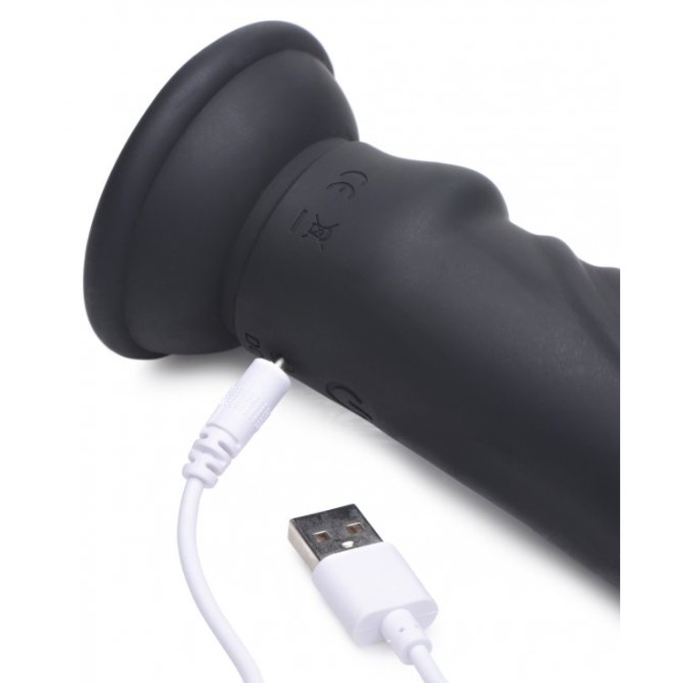 E-Stim Pro דילדו רוטט ומחשמל אלחוטי נטען