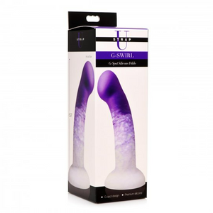 Strap U G-Swirl Purple White Ombre Dildo
