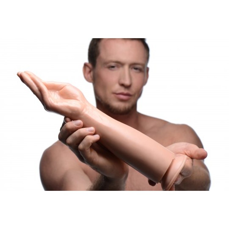 The Fister דילדו PVC ענק בצורת יד ריאליסטית Master Series